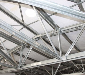 انواع سوله‌های فلزی کارخانه: خرپایی سبک و صنعتی